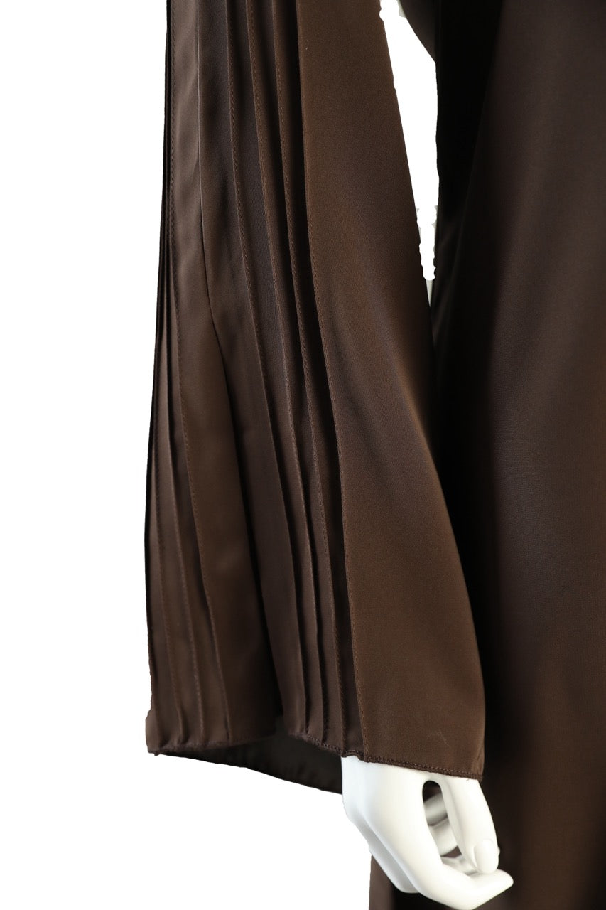 Navy Nida Abayad with Pintuck on Sleeve