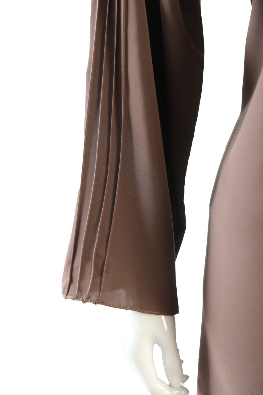 Navy Nida Abayad with Pintuck on Sleeve