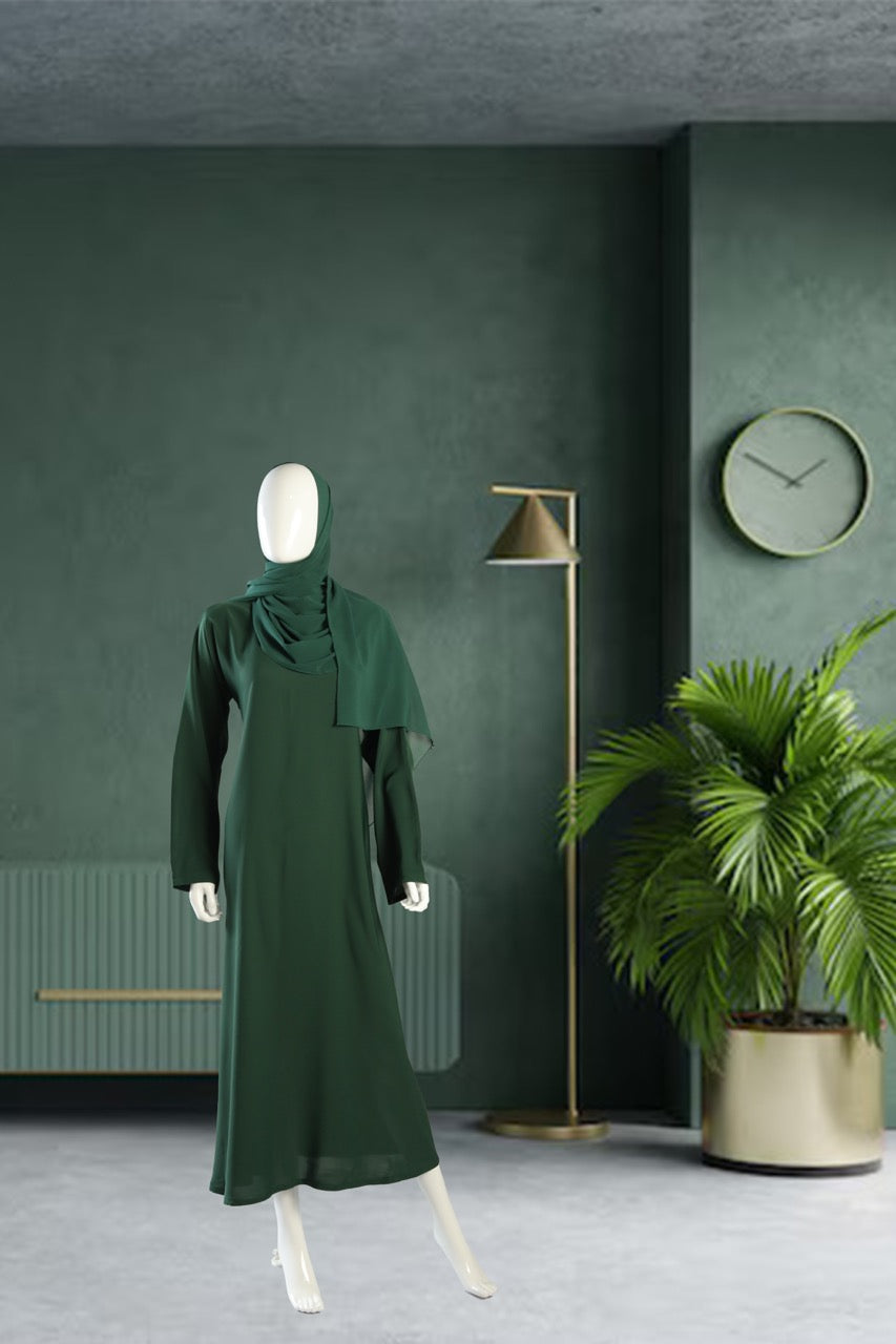Salmon Nida Abaya with Hijab