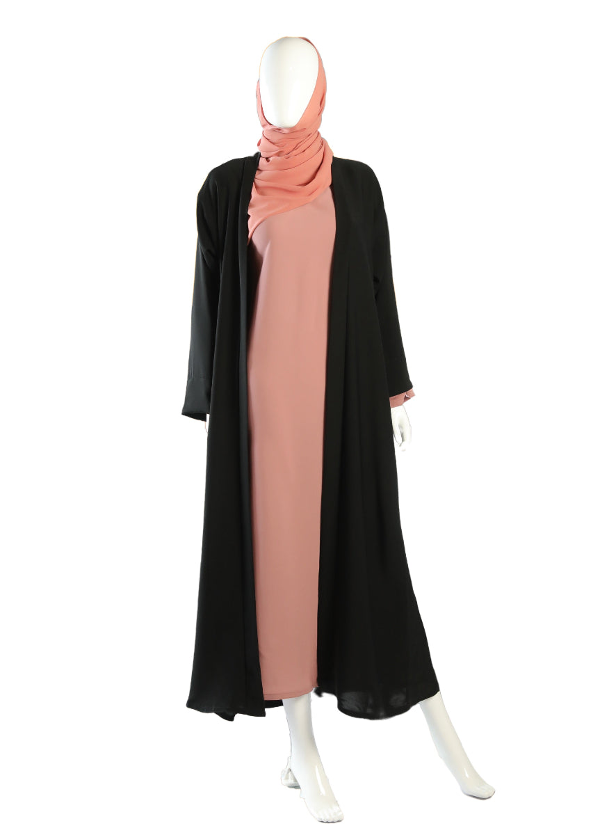 Elegant Nida Open Coat Pink