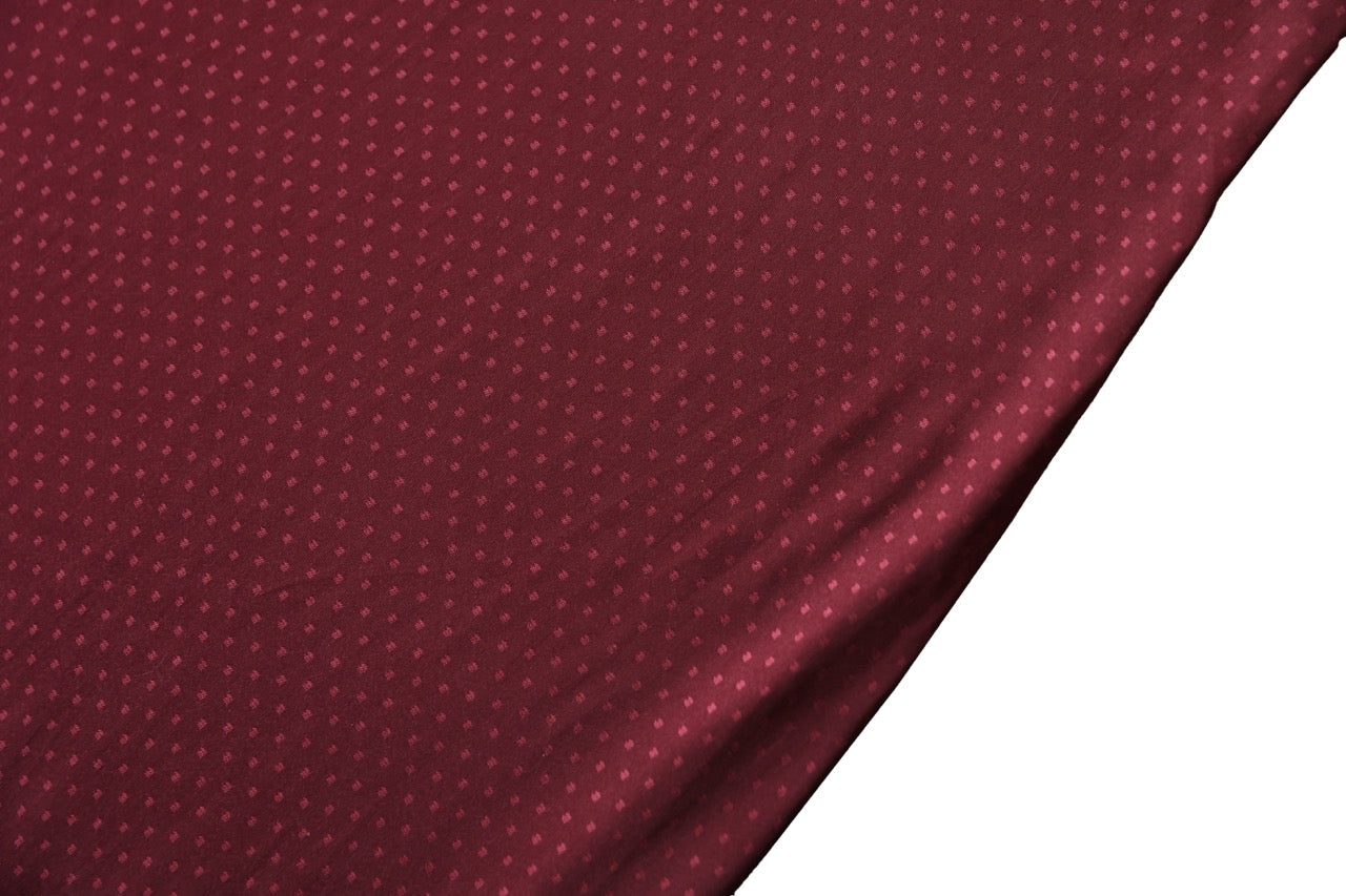 Burgundy Polka Dots