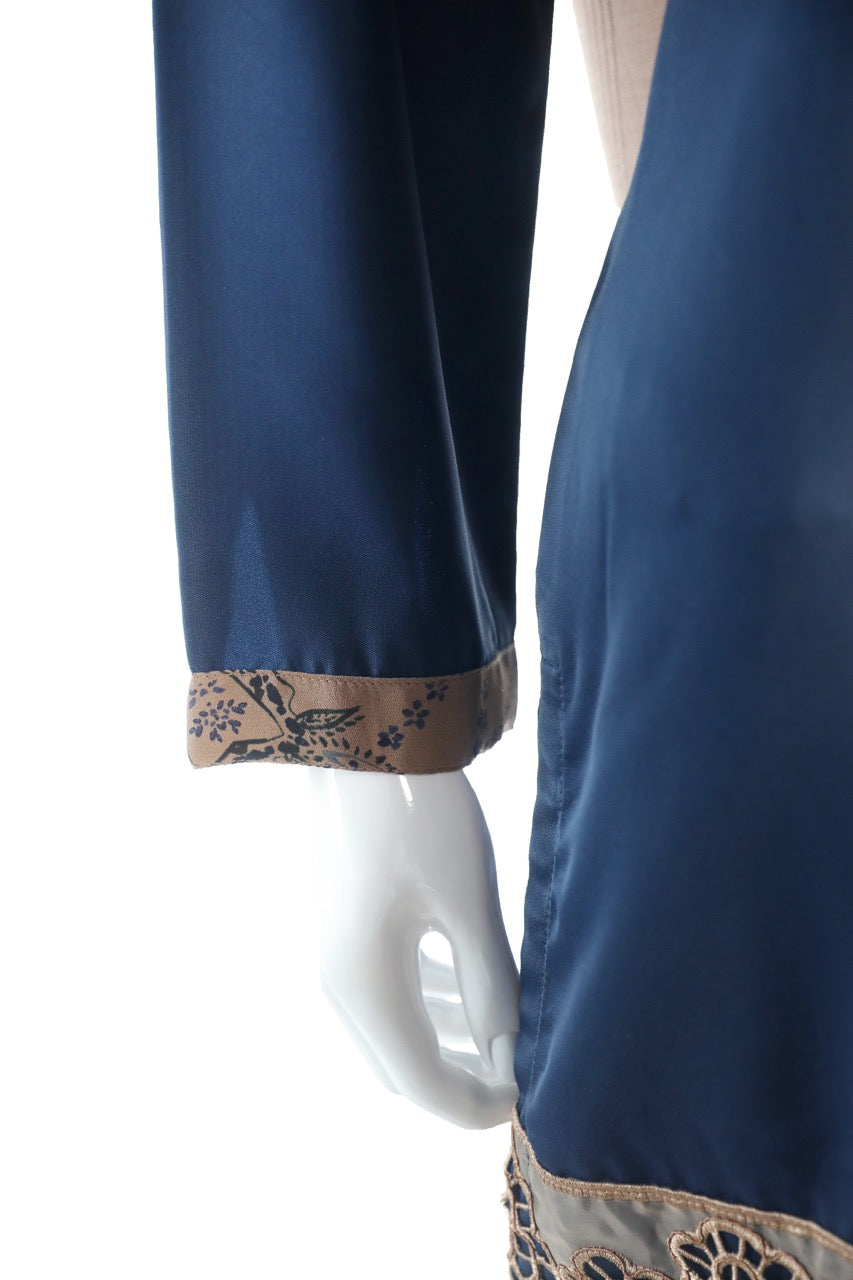 Navy with Printed pants