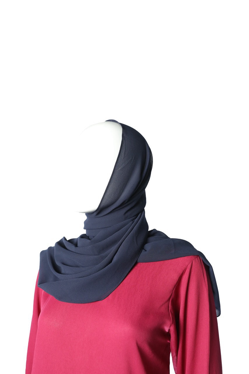 Elegant Magenta Pink Georgette Tunic