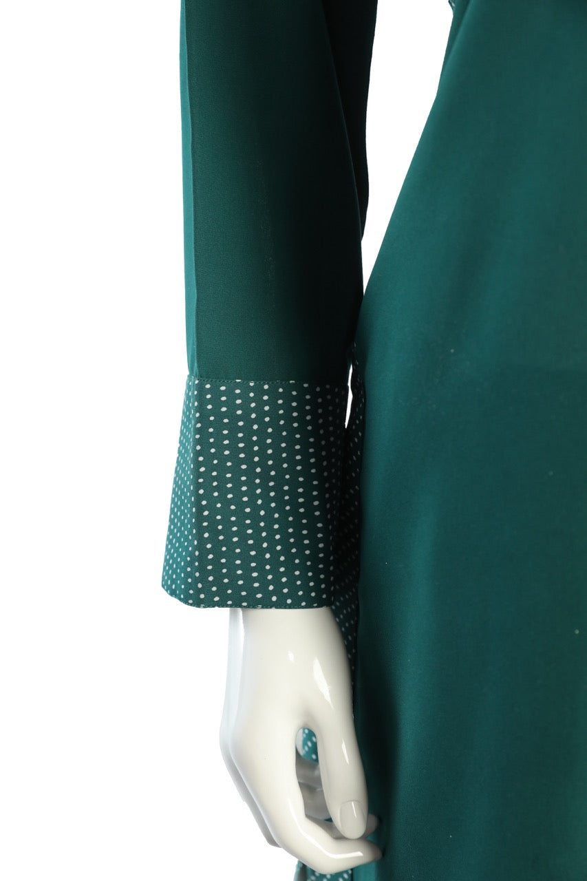 Polka Green Pant Suit