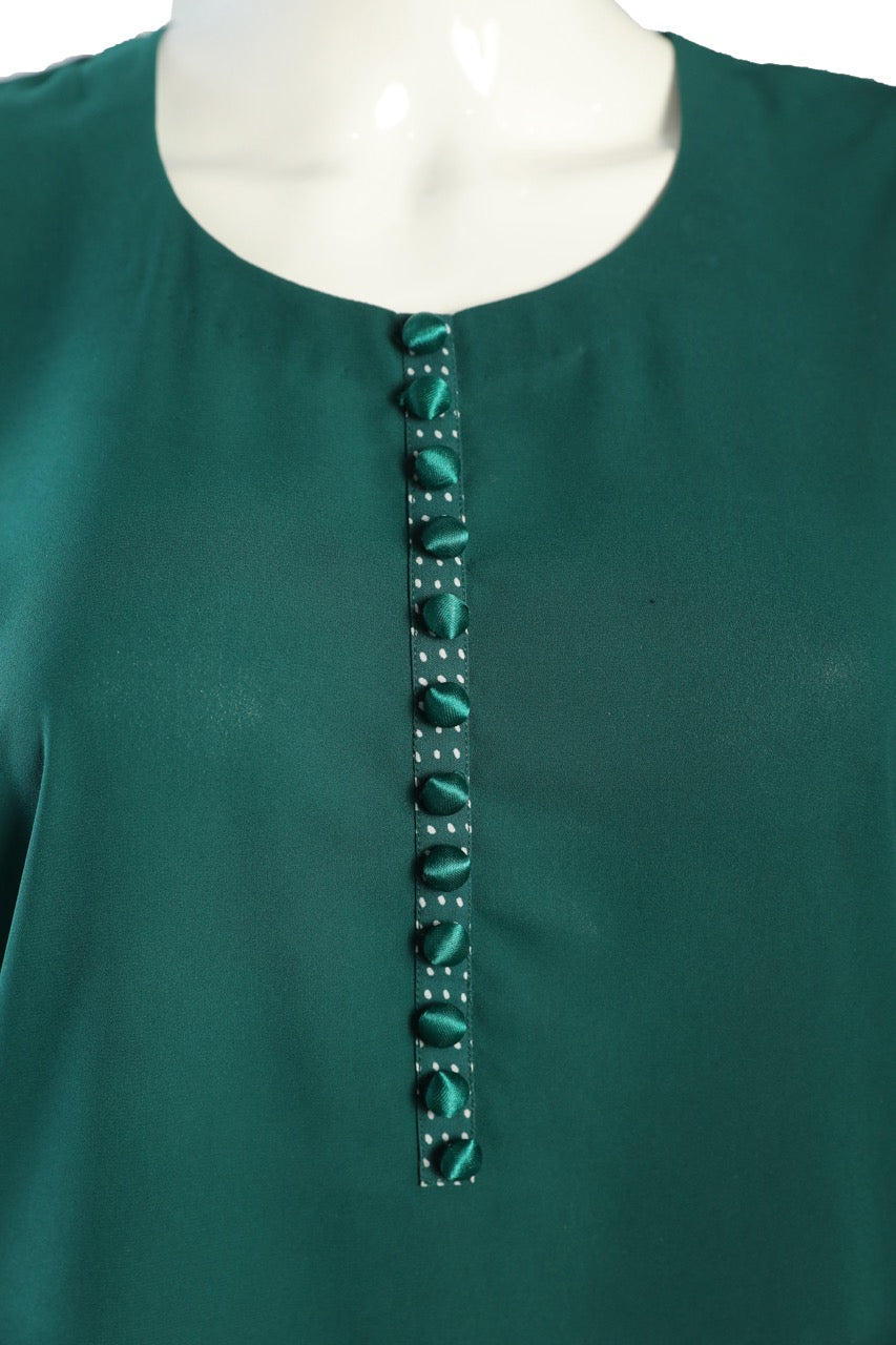 Polka Green Pant Suit
