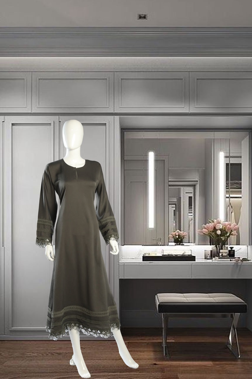 Dark Green Abaya