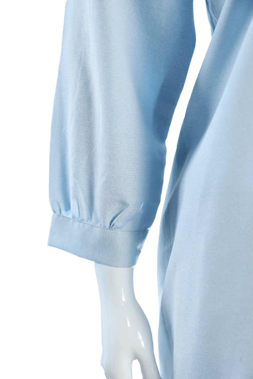 Sky Blue Knee-Length Button down shirt – Casual Elegance