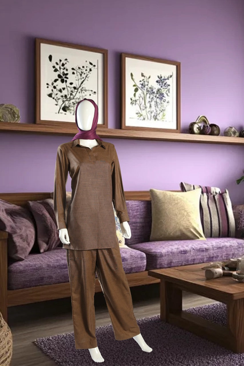 Brown Two Piece