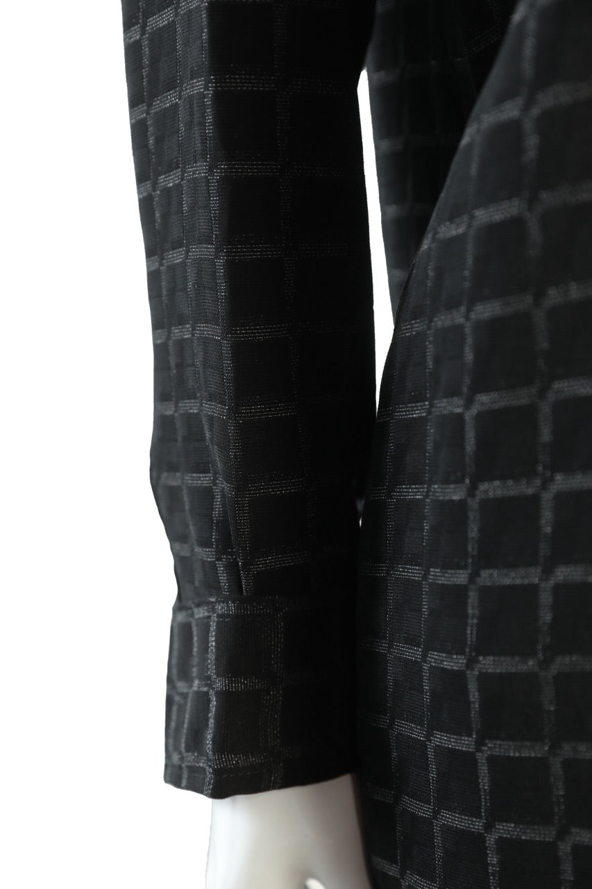 Black Checkered Pant Suit